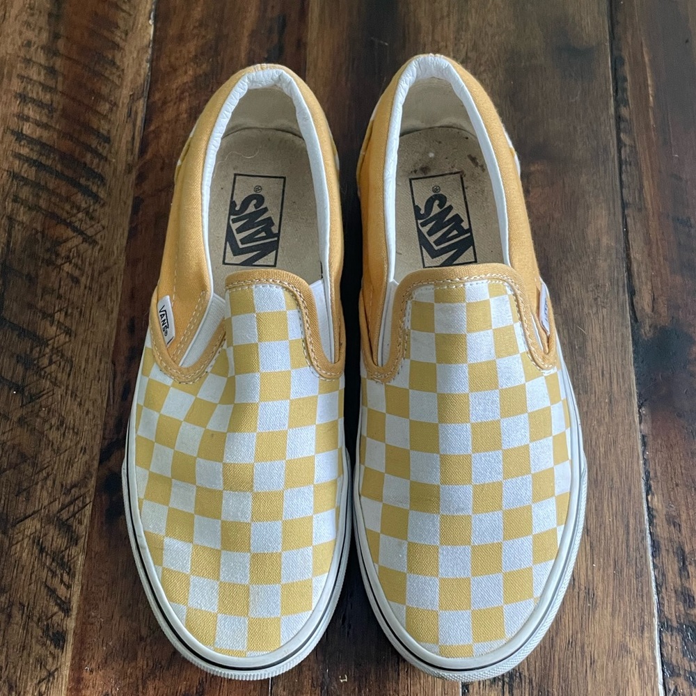 vans classic slip-on checkerboard shoe